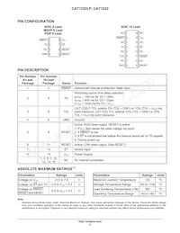 CAT1232LPZ-GT3數據表 頁面 2