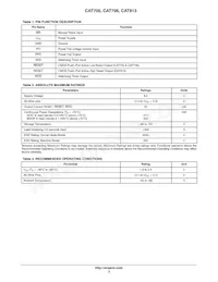 CAT706VI-GT3 Datasheet Page 3
