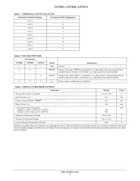 CAT810ZTBI-T3 Datasheet Page 2
