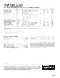 CMP04FS-REEL Datasheet Pagina 2