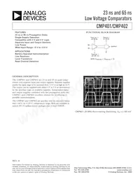 CMP402GS-REEL Datasheet Cover