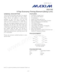 DS1100Z-500/T&R Datasheet Cover