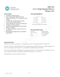 DS1135U-10+T&R Datasheet Cover