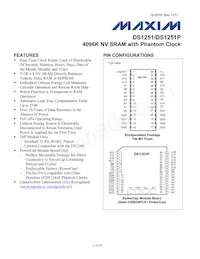 DS1251WP-C02+ Datasheet Copertura