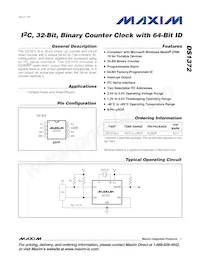DS1372U+T&R Datasheet Copertura
