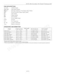 DS1554WP-120IND Datasheet Page 2