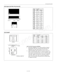 DS1644P-120+ Datasheet Pagina 12