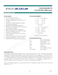 DS1836AS-10+數據表 封面