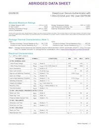 DS28E35Q+T Datasheet Page 2