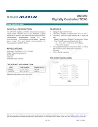 DS4000KI/WBGA Datasheet Cover
