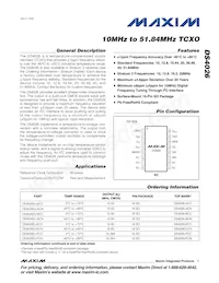 DS4026S+WCN Datasheet Cover