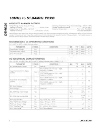 DS4026S+WCN Datasheet Pagina 2