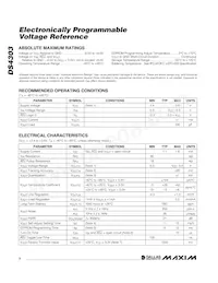 DS4303R-U+ Datasheet Page 2