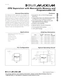 DS4510U-10+T&R Datasheet Copertura