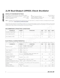 DS4625P+100/150 Datasheet Page 2