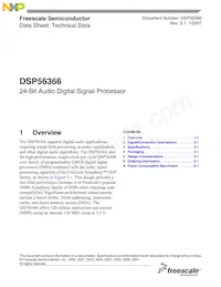 DSPB56366AG120 Datasheet Cover