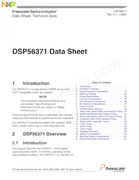 DSPB56371AF180 Datenblatt Cover