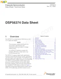 DSPB56374AF Datenblatt Cover