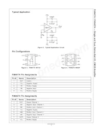 FAN4274IMU8X Datasheet Page 2