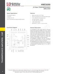 HMC6590-SX Datasheet Cover