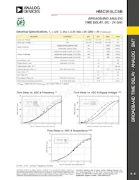 HMC910LC4BTR-R5 Datasheet Page 2