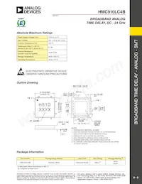 HMC910LC4BTR-R5 Datenblatt Seite 6