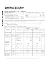 ICL7642BMJD Datasheet Page 12