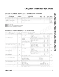 ICL7650MJD/HR Datasheet Page 3