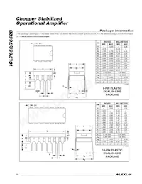 ICL7652CPA+ Datasheet Page 10