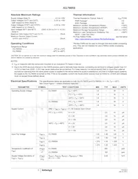 ICL7665SACPA Datasheet Page 3