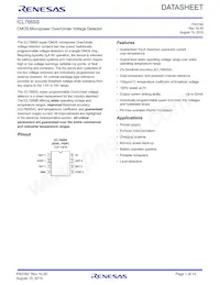ICL7665SIBA-T Datasheet Cover