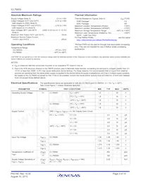 ICL7665SIBA-T Datasheet Page 3