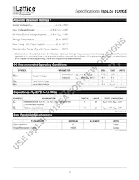 ISPLSI 1016E-80LT44I Datasheet Page 3