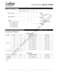 ISPLSI 1032E-70LTI Datasheet Page 16