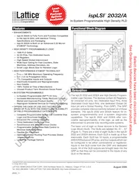 ISPLSI 2032A-80LT48I Datenblatt Cover