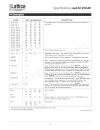 ISPLSI 2064E-200LT100 Datasheet Page 9