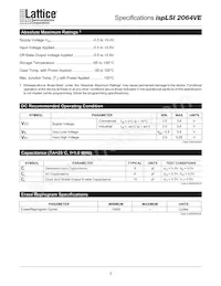 ISPLSI 2064VE-280LT44 Datasheet Page 3