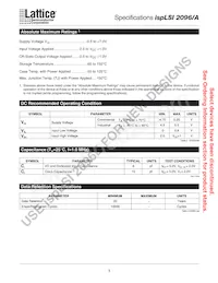 ISPLSI 2096A-80LT128I Datasheet Page 3