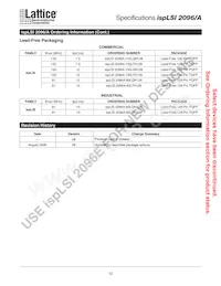 ISPLSI 2096A-80LT128I Datasheet Page 12