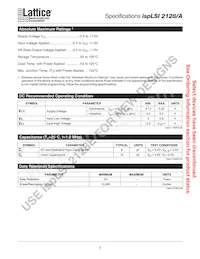 ISPLSI 2128A-80LT176I Datasheet Page 3