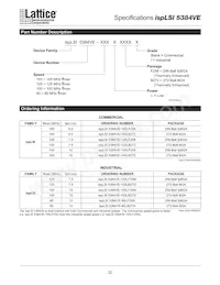 ISPLSI 5384VE-80LF256I Datasheet Page 22