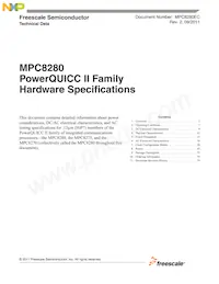KMPC8280ZUUPEA Datasheet Cover