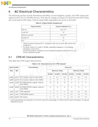 KMPC8280ZUUPEA Datasheet Page 16