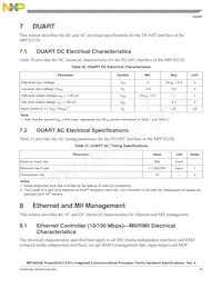 KMPC8323ZQAFDC Datasheet Page 19