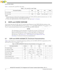 KMPC8347ZUAJDB Datasheet Page 16
