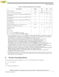 KMPC850DSLVR50BU Datasheet Page 9