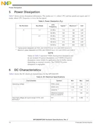 KMPC866TZP133A Datasheet Page 10