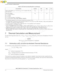 KMPC875ZT80 Datasheet Page 12