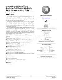 LM7301SN1T1G Datasheet Cover