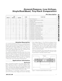 LMX393HAKA+T Datasheet Page 7